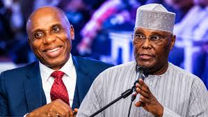 ADC Presidential candidate, Atiku Abubakar & his running mate, Rotimi Amaechi