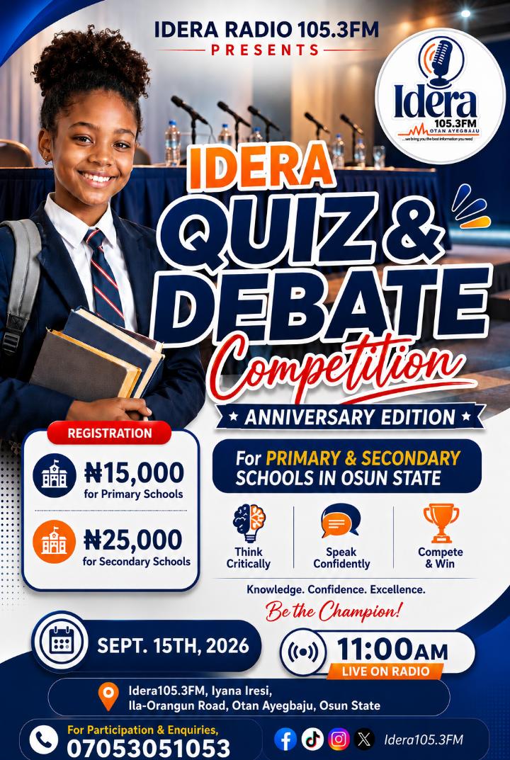 Idera Quiz & Debate Competition 2026